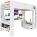 Cama alta para niños 103x218 Cama alta para niños 103x218 Blanco