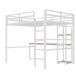 Cama alta para niños 144x204 Cama alta para niños 144x204 Blanco