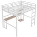 Cama alta para niños 144x204 Cama alta para niños 144x204 Blanco