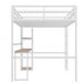 Cama alta para niños 144x204 Cama alta para niños 144x204 Blanco
