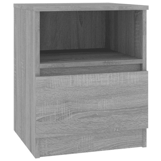 Mesa De Cabeceira - Mesinha De Cabeceira 40x40x50 cm derivados de madeira cinzento sonoma