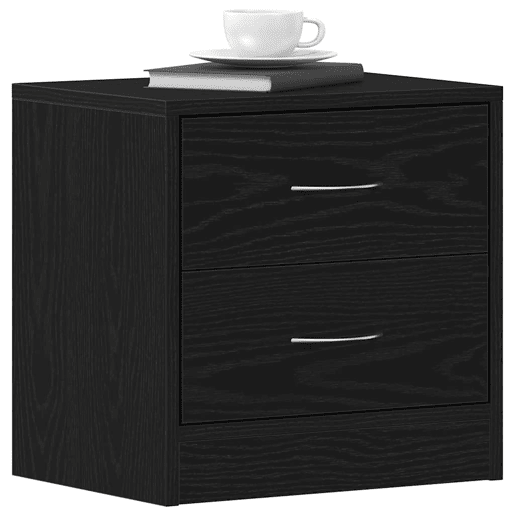 Mesa De Cabeceira - Mesinha De Cabeceira 40x30x40 cm deriv. de madeira carvalho preto