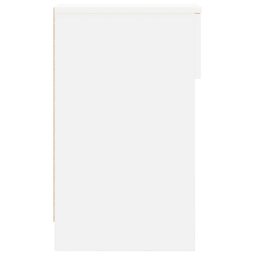 Mesa De Cabeceira - Mesinha De Cabeceira com gaveta 20x36x60 cm branco