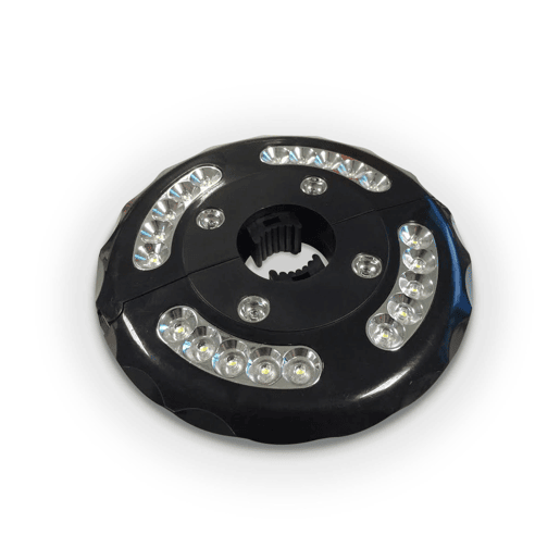 Luz LED para guarda-sol à distância, Lampada LED, Preto, 19x19x3 cm