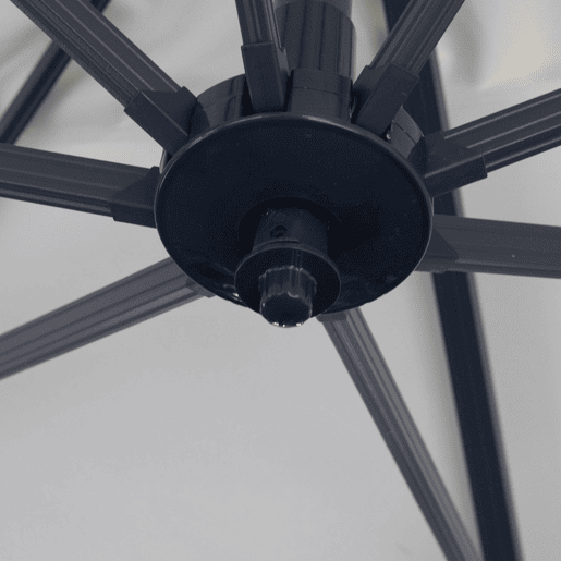 Luz LED para guarda-sol à distância, Lampada LED, Preto, 19x19x3 cm