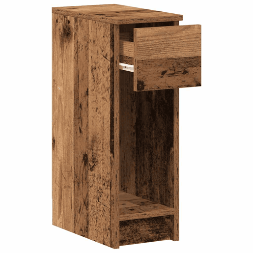 Mesa De Cabeceira - Mesinha De Cabeceira com gaveta 20x36x60 cm madeira velha