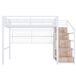 Cama alta para niños 144x254 Cama alta para niños 144x254 Blanco
