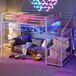 Cama alta para niños 144x254 Cama alta para niños 144x254 Blanco