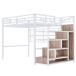 Cama alta para niños 144x254 Cama alta para niños 144x254 Blanco
