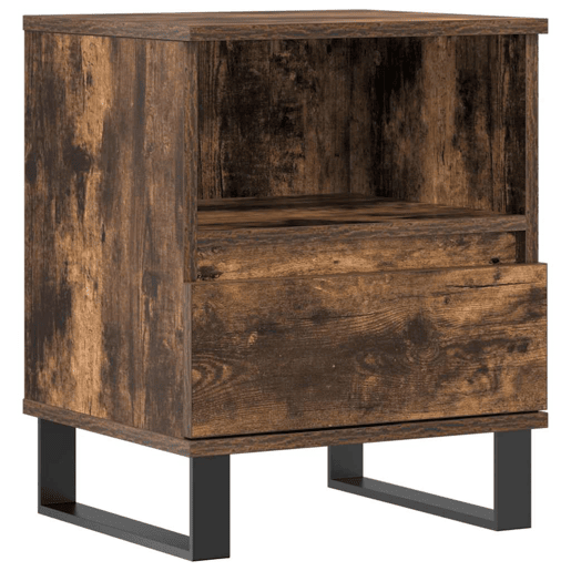Mesa De Cabeceira - Mesinha De Cabeceira 40x35x50 cm derivados madeira carvalho fumado
