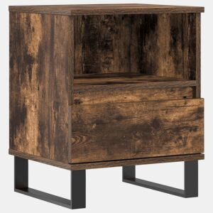 Mesa De Cabeceira - Mesinha De Cabeceira 40x35x50 cm derivados madeira carvalho fumado