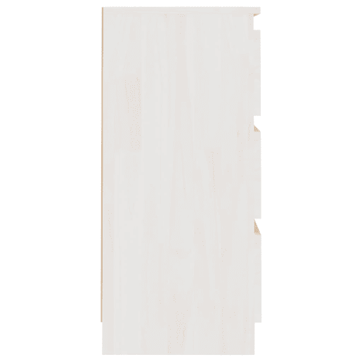 Mesa De Cabeceira - Mesinha De Cabeceira 40x29,5x64 cm madeira de pinho maciça branco
