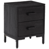 Mesa De Cabeceira - Mesinha De Cabeceira 36x30x45 cm pinho maciço preto