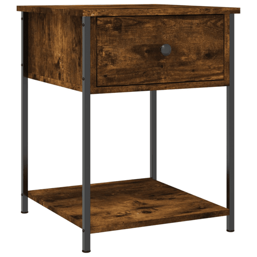 Mesa De Cabeceira - Mesinha De Cabeceira 44x45x58 cm derivados madeira carvalho fumado