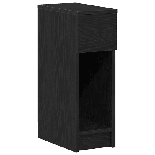 Mesa De Cabeceira - Mesinha De Cabeceira com gaveta 20x36x60 cm carvalho preto
