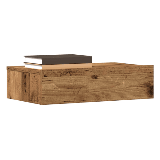 Mesa De Cabeceira - Mesinha De Cabeceira madeira velha 60x35 cm madeira engenharia
