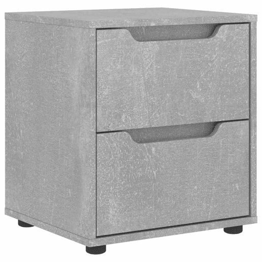 Mesa De Cabeceira - Mesinha De Cabeceira concreto cinzento 45x40x50cm