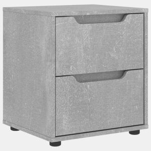 Mesa De Cabeceira - Mesinha De Cabeceira concreto cinzento 45x40x50cm
