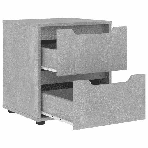 Mesa De Cabeceira - Mesinha De Cabeceira concreto cinzento 45x40x50cm