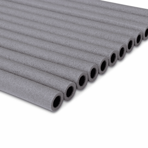 Tubo de espuma para o fundo da rede do trampolim, set de 12, Embalagem de 12 tubos de espuma, Cinza, 106x32x4.5 cm