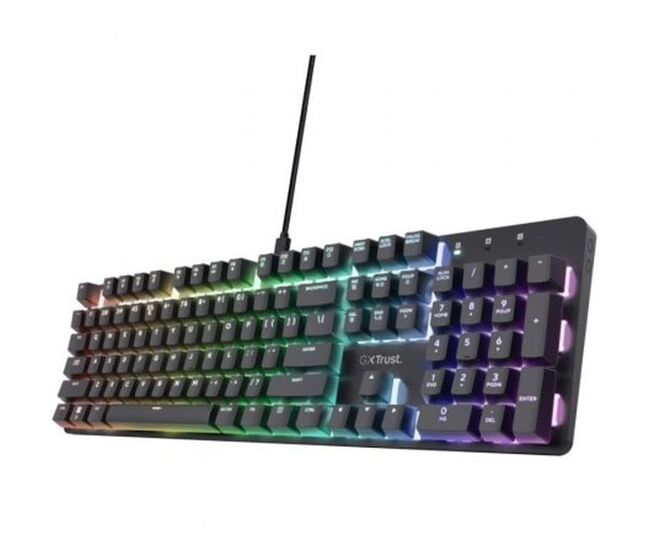 Teclado gaming trust 25682 negro qwerty español