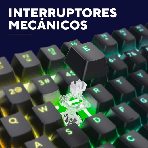 Teclado Gaming Trust 25682 Preto Qwerty espanhol