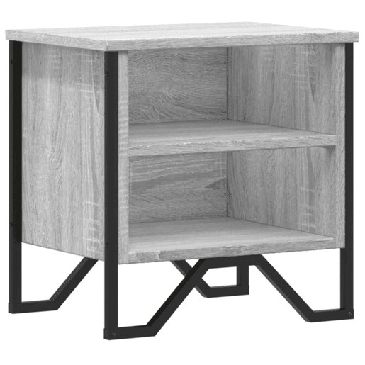 Mesa De Cabeceira - Mesinha De Cabeceira 40x30x40 cm derivados de madeira cinzento sonoma