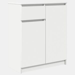 vidaXL Aparador c gaveta 71x35x84 cm derivados de madeira branco