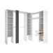 Armario vestidor Suit reversible cajones + barras + columnas 164 Armario vestidor Suit reversible cajones + barras + columnas 164 Blanco