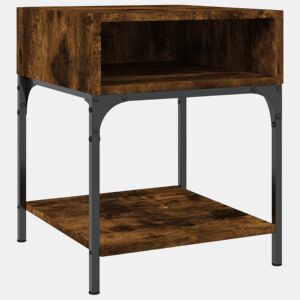 Mesa De Cabeceira - Mesinha De Cabeceira 40x41x50 cm derivados madeira carvalho fumado