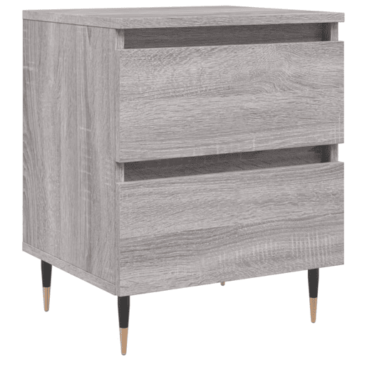 Mesa De Cabeceira - Mesinha De Cabeceira 40x35x50 cm derivados de madeira cinza sonoma