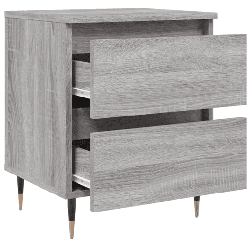 Mesa De Cabeceira - Mesinha De Cabeceira 40x35x50 cm derivados de madeira cinza sonoma