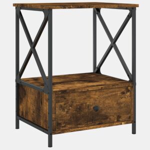 Mesa De Cabeceira - Mesinha De Cabeceira 50x41x65 cm derivados madeira carvalho fumado