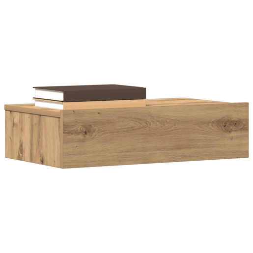 Mesa De Cabeceira - Mesinha De Cabeceira em carvalho artesanal 60x35 cm