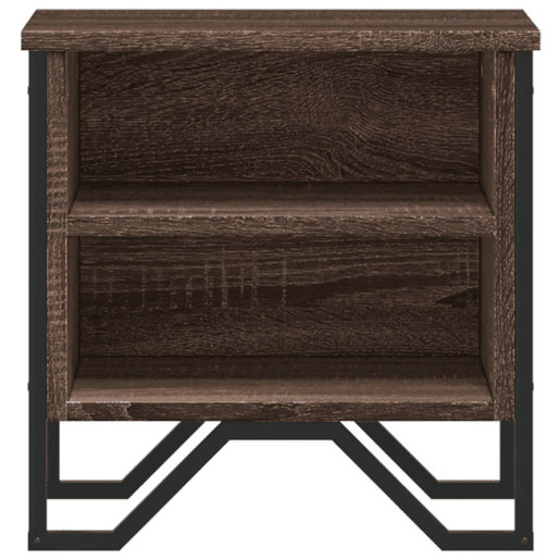 Mesa De Cabeceira - Mesinha De Cabeceira 40x30x40 cm contraplacado carvalho castanho