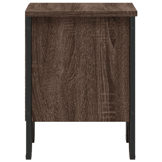 Mesa De Cabeceira - Mesinha De Cabeceira 40x30x40 cm contraplacado carvalho castanho