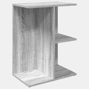 Mesa De Cabeceira - Mesinha De Cabeceira 46,5x29x61 cm derivados madeira cinzento sonoma
