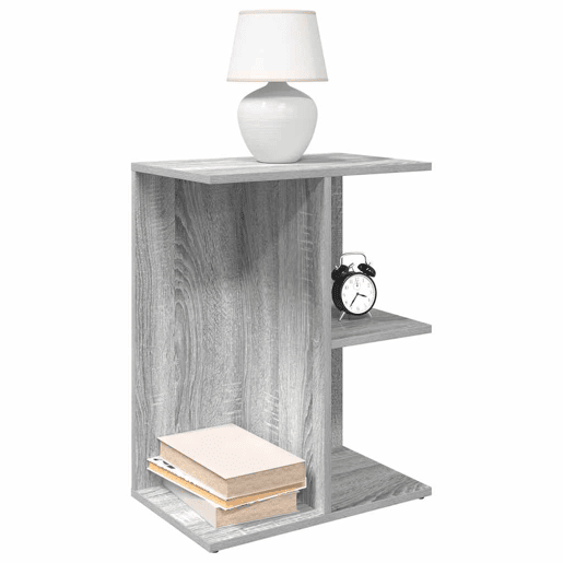 Mesa De Cabeceira - Mesinha De Cabeceira 46,5x29x61 cm derivados madeira cinzento sonoma