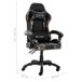 Silla de oficina Rocky altura regulable + cojines Silla de oficina Rocky altura regulable + cojines Negro