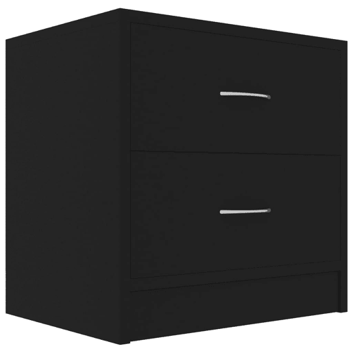 Mesa De Cabeceira - Mesinha De Cabeceira 40x30x40 cm derivados de madeira preto