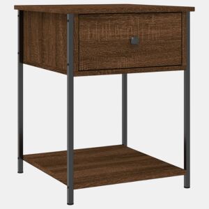 Mesa De Cabeceira - Mesinha De Cabeceira 44x45x58 cm derivados madeira carvalho castanho