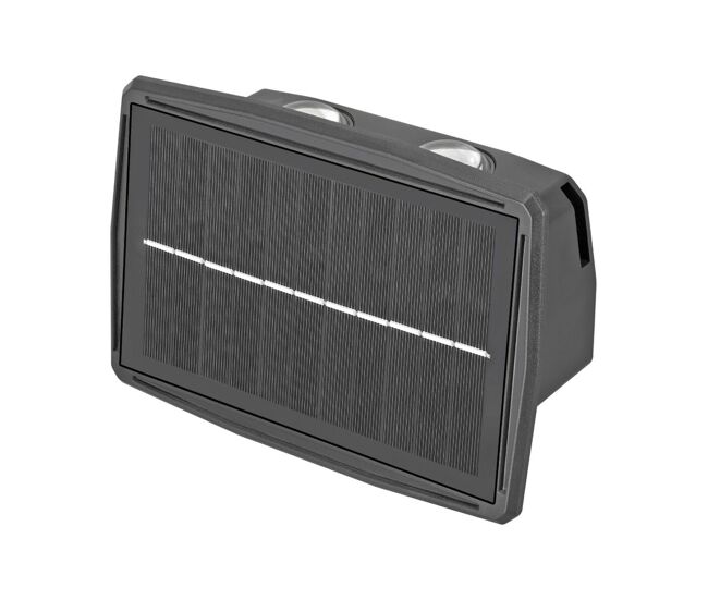 Aplique de pared edm 31826 policarbonato abs 4 w 200 lm led solar (3000 k)