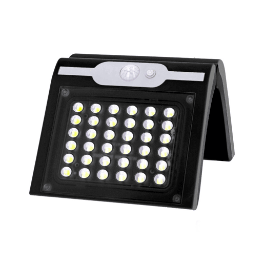 Luz de Parede EDM 31847 Preto 2 W 220 lm Sensor de Movimento Solar (6500 K) Luz de Parede EDM 31847 Preto 2 W 220 lm Sensor de Movimento Solar (6500 K)