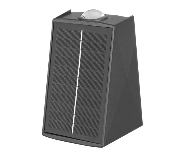 Aplique de pared edm 31822 policarbonato abs 2 w 100 lm led solar (3000 k)