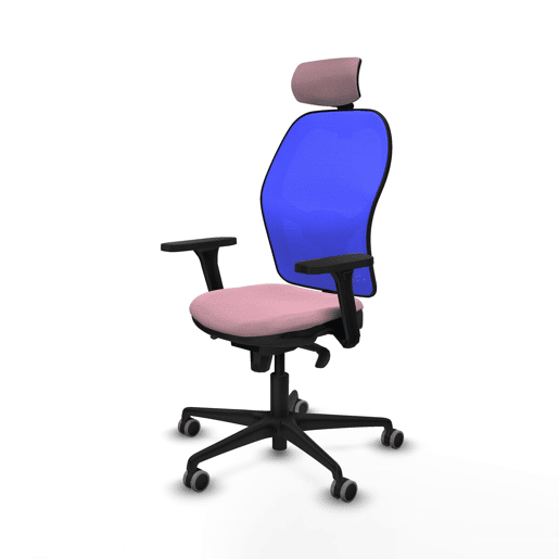 Cadeira de Escritório Piqueras y Crespo 3D036G2 Cor de Rosa