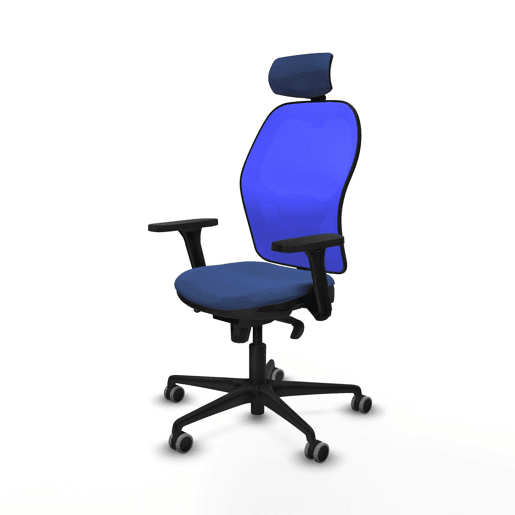 Cadeira de Escritório Piqueras y Crespo 3D036G2 Azul Marinho