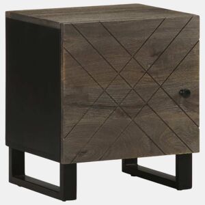 Lote de 2 Mesas De Cabeceira - Mesinhas De Cabeceira 40x33x46 cm mangueira maciça preto