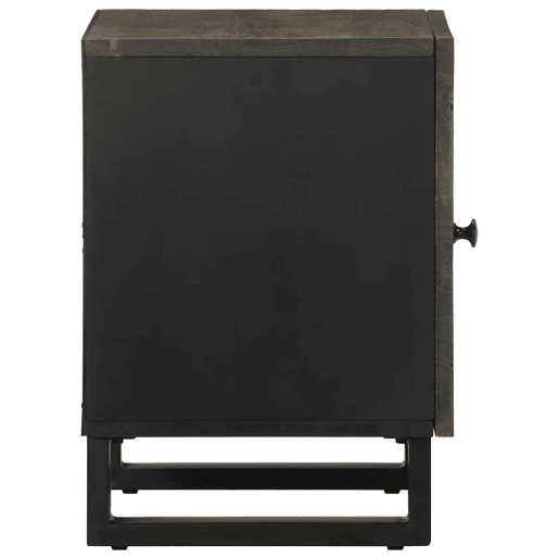 Lote de 2 Mesas De Cabeceira - Mesinhas De Cabeceira 40x33x46 cm mangueira maciça preto Lote de 2 Mesas De Cabeceira - Mesinhas De Cabeceira 40x33x46 cm mangueira maciça preto