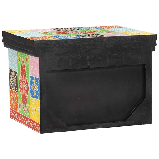 Mesa De Cabeceira - Mesinha De Cabeceira com gaveta Multicolor 40 x 30 x 28 cm