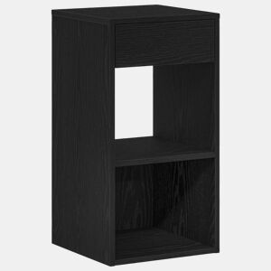 Mesa De Cabeceira - Mesinha De Cabeceira com gaveta 35x34x66,5 cm carvalho castanho